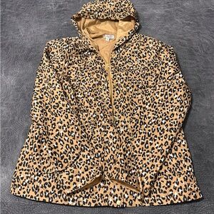 Kim Rogers Leopard Print Utility Jacket